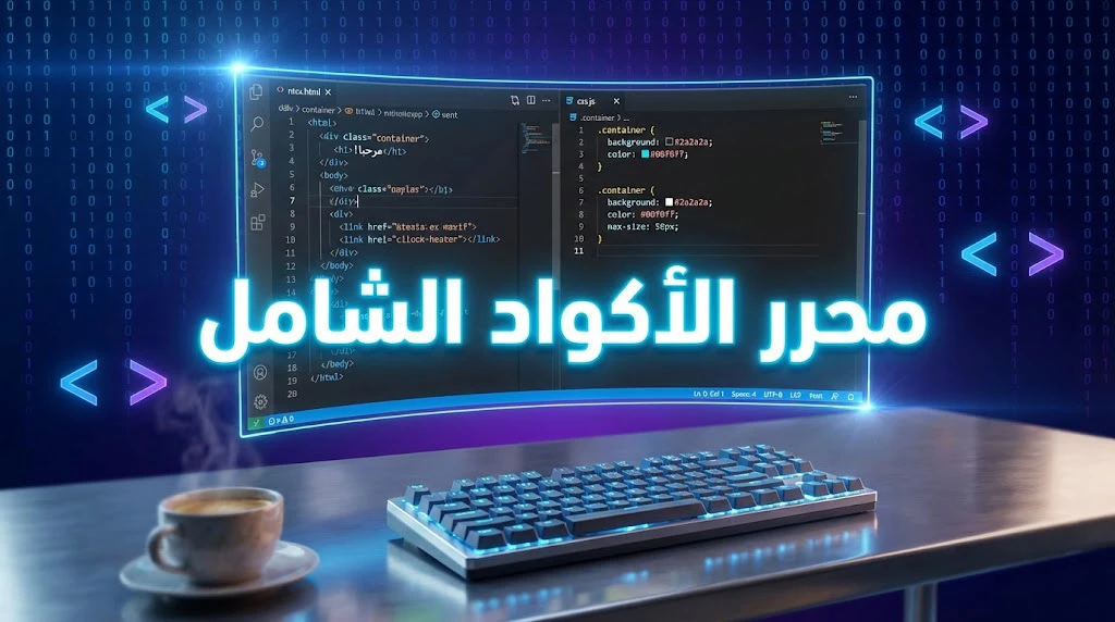 محرر أكواد HTML و CSS و JS أون لاين