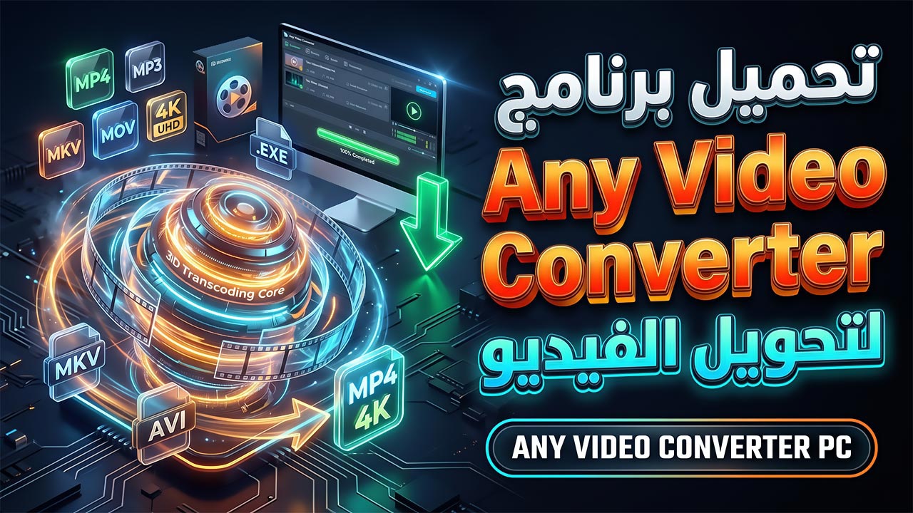 تحميل برنامج Any Video Converter لتحويل صيغ الفيديو للكمبيوتر