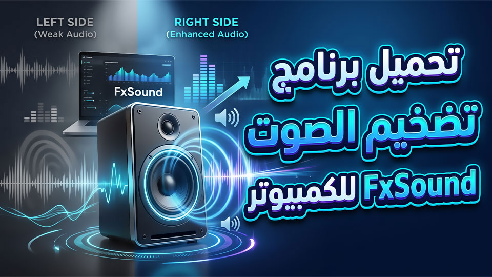 تحميل برنامج تضخيم الصوت FxSound للكمبيوتر