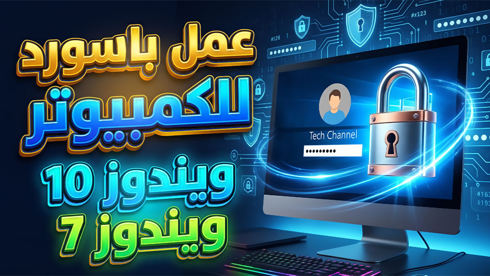 كيفية عمل باسورد للكمبيوتر